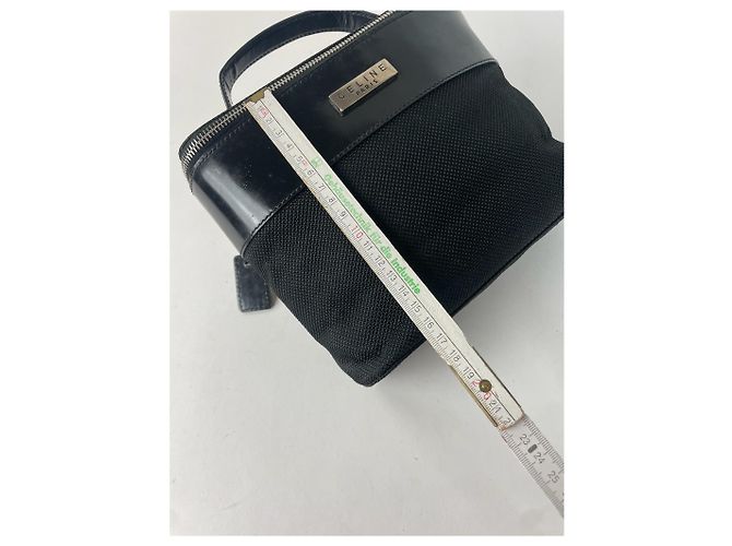 Céline Vintage Celine Mini-Handtasche Schwarz - Ansicht 9