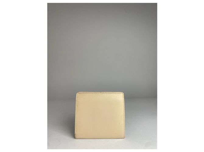 Portafoglio in pelle vintage Givenchy beige - vista 2