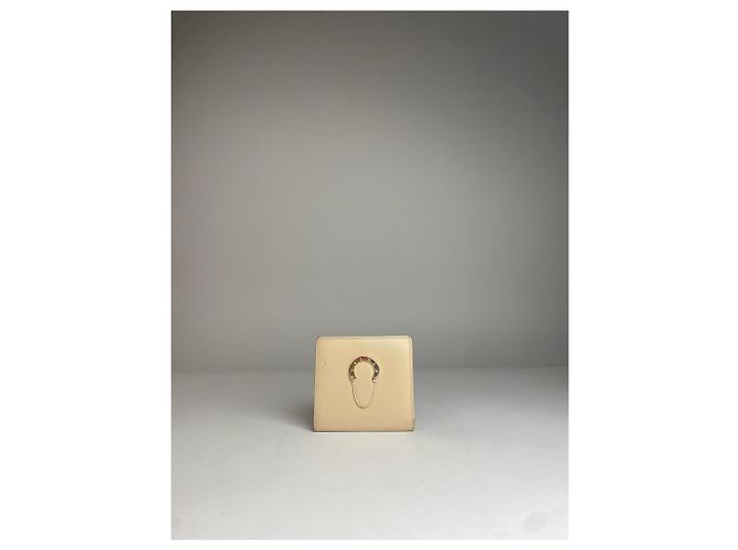 Portafoglio in pelle vintage Givenchy beige - vista 6