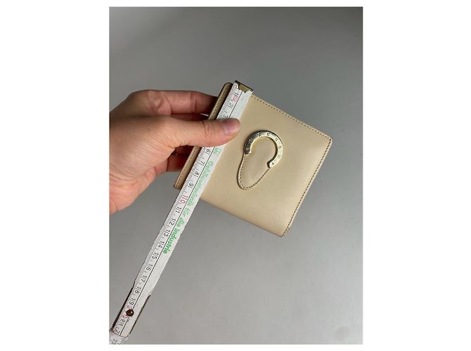 Portafoglio in pelle vintage Givenchy beige - vista 9