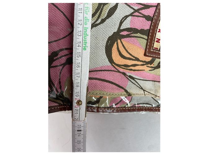 Vintage Marni mehrfarbige abstrakte Handtasche Mehrfarben - Ansicht 10
