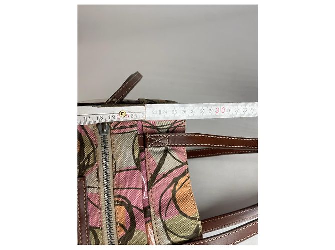 Vintage Marni mehrfarbige abstrakte Handtasche Mehrfarben - Ansicht 11