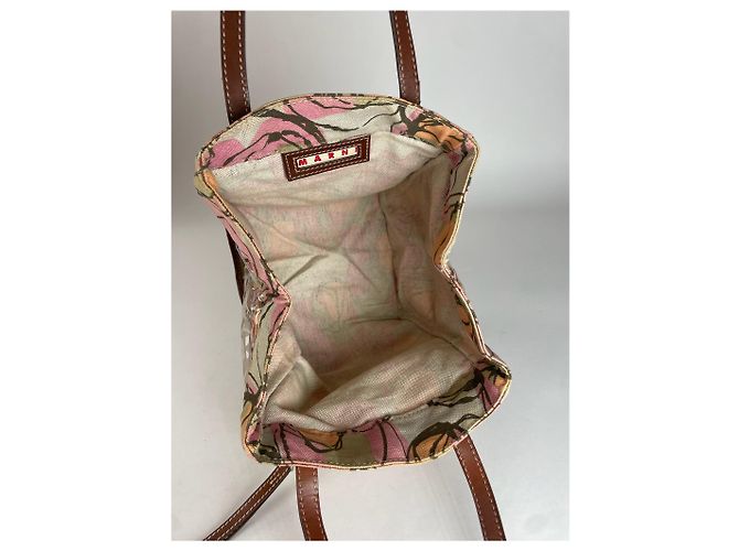 Vintage Marni mehrfarbige abstrakte Handtasche Mehrfarben - Ansicht 3