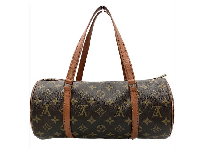 Borsa Louis Vuitton Papillon 26 Marrone - vista 2