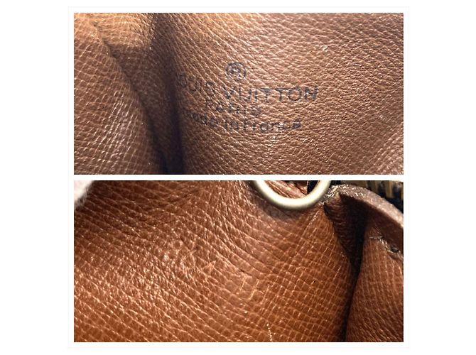 Borsa Louis Vuitton Papillon 26 Marrone - vista 8