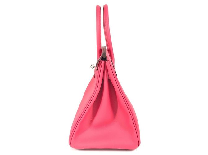 Borsa Tote Hermès Birkin 30 in Rosa - vista 5