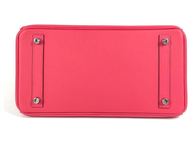 Borsa Tote Hermès Birkin 30 in Rosa - vista 6