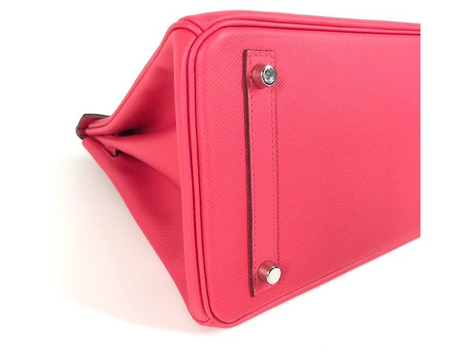 Borsa Tote Hermès Birkin 30 in Rosa - vista 8