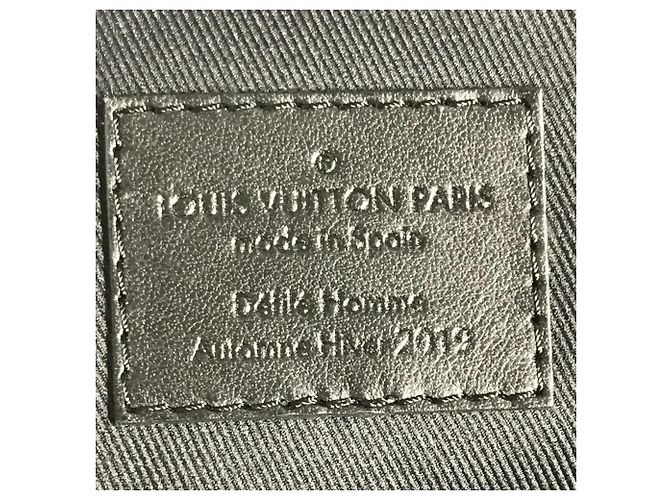 Borsa Trunk Soft Hat Taiga Rainbow Louis Vuitton Nero Grigio - vista 13
