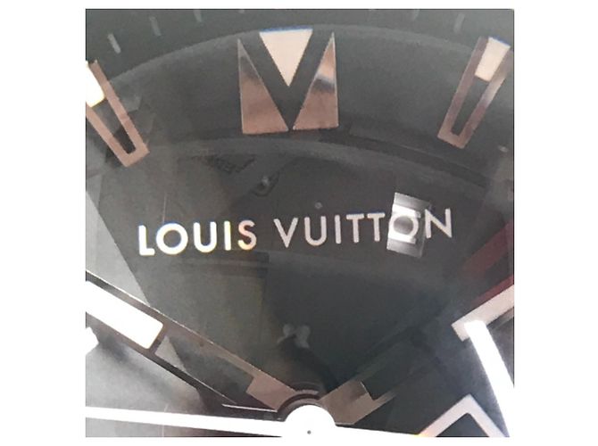 Louis Vuitton Q1Q000 Tambour GMT Table Clock Black - Ansicht 13