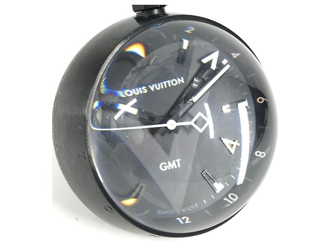 Louis Vuitton Q1Q000 Tambour GMT Table Clock Black - Ansicht 8