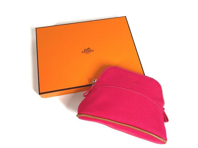Hermès Pochette per il trucco Mini Bolide HERMES Rosa - vista 8