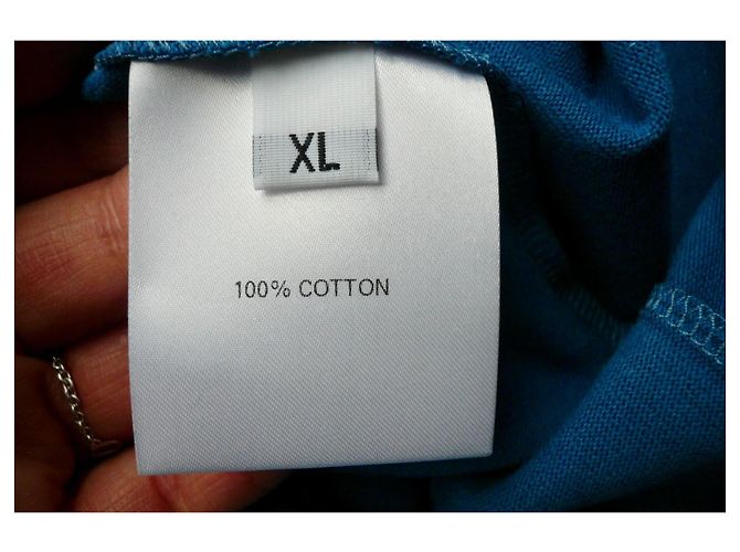 LOUIS VUITTON Camiseta azul con detalle de cadena TXL - vista 7