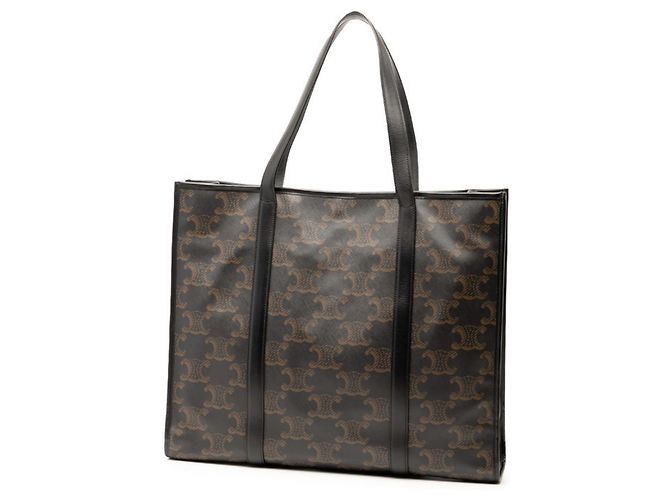 Céline Bolso Tote Triomphe Celine Castaño Negro - vista 2