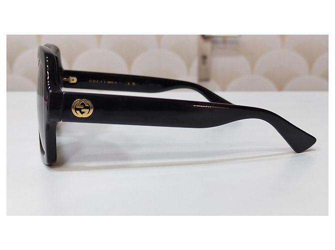 Gafas de sol Gucci cuadradas oversize negras Negro - vista 6
