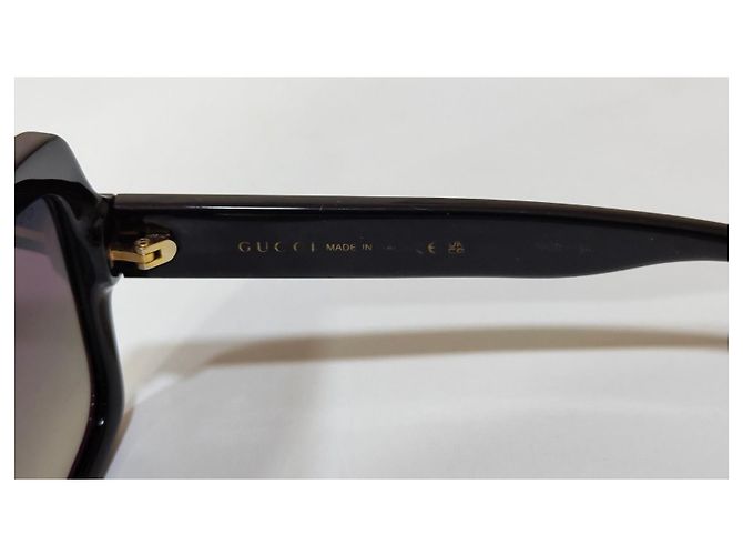 Gafas de sol Gucci cuadradas oversize negras Negro - vista 7