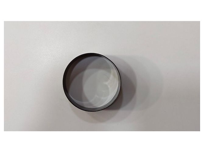 Bracciale rigido Michaela Frey in metallo ed email nero floreale - vista 3