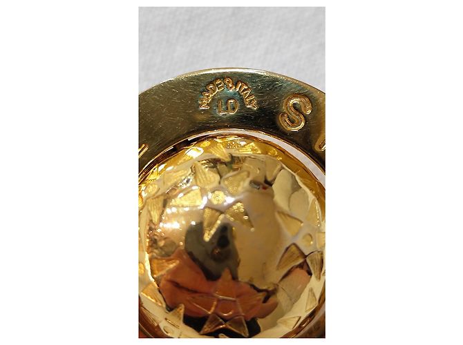 Collana Céline con pendente medaglia globo dorata D'oro - vista 5