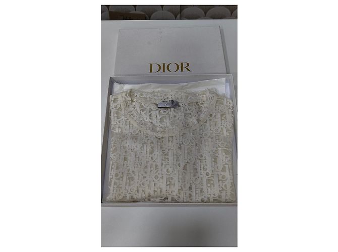 Dior Monogramm Oblique T-Shirt Weiß - Ansicht 2