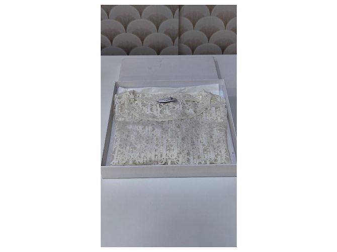 Dior Monogramm Oblique T-Shirt Weiß - Ansicht 3
