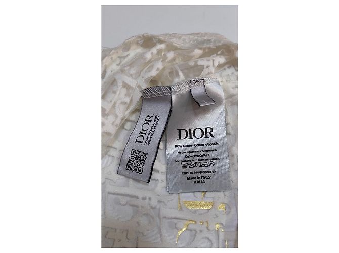 Dior Monogramm Oblique T-Shirt Weiß - Ansicht 5