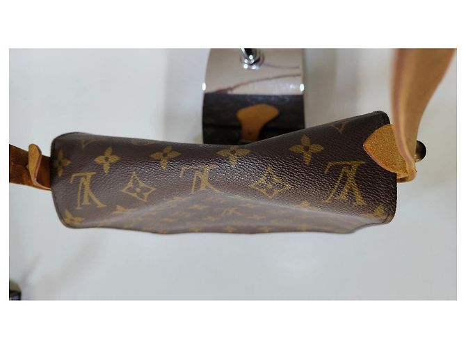 Louis Vuitton Cartouchière Monogram Tela Marrone - vista 12