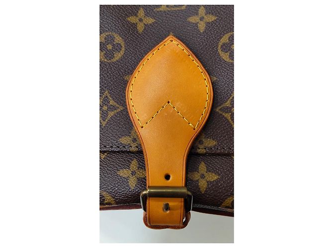 Louis Vuitton Cartouchière Monogram Tela Marrone - vista 4