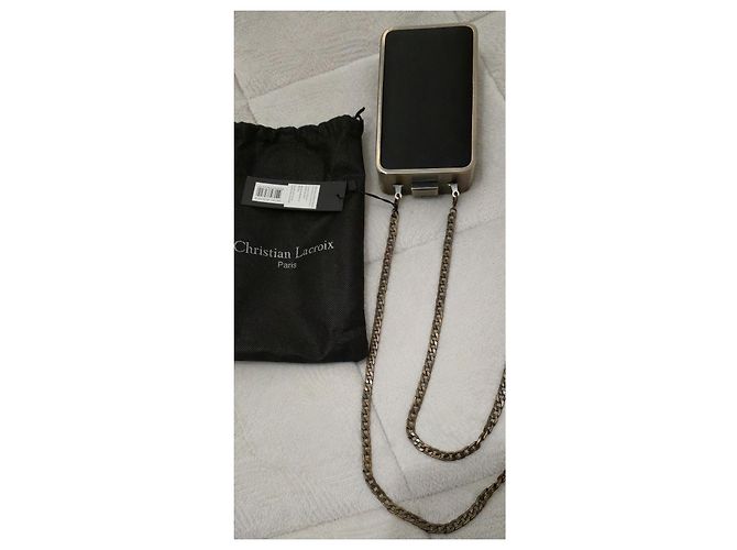 CLUTCH mini borsa Christian LACROIX Nero - vista 2