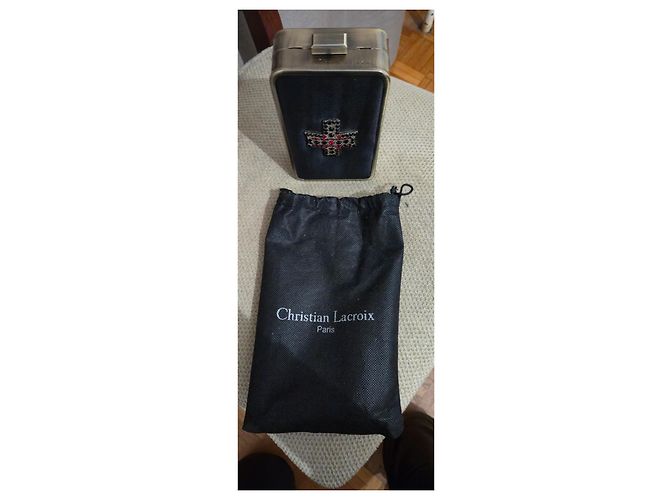 CLUTCH mini borsa Christian LACROIX Nero - vista 4