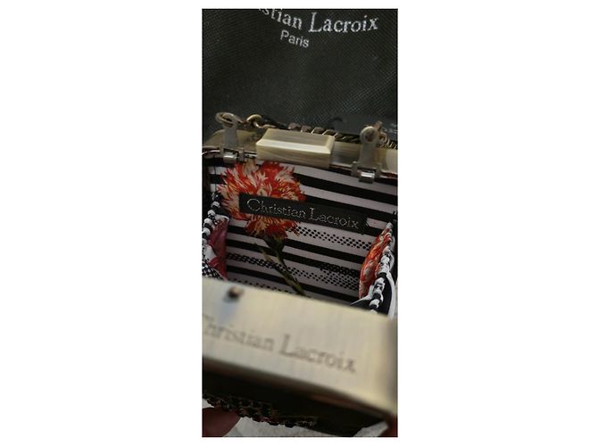 CLUTCH mini borsa Christian LACROIX Nero - vista 7