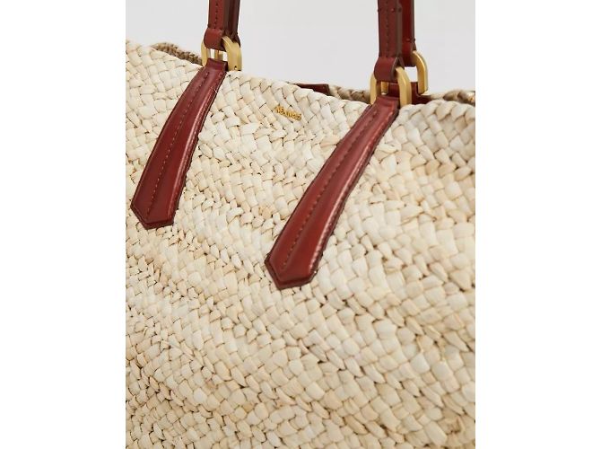 Max Mara Panier Extra Large Strohtasche Sand - Ansicht 3