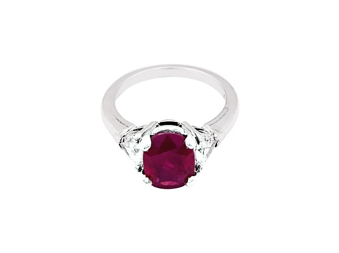 Autre Marque Mellerio Ring, Platin, Platin, Diamanten. - Ansicht 2