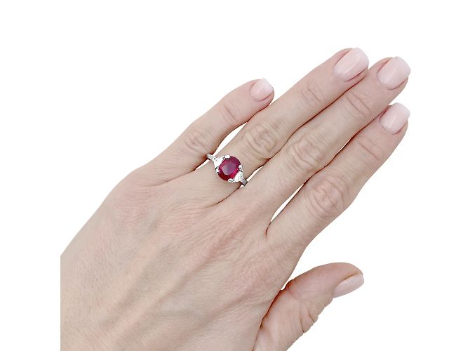Autre Marque Mellerio Ring, Platin, Platin, Diamanten. - Ansicht 6