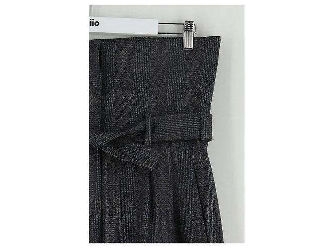 Loewe Calça larga de algodão cinza - vista 3