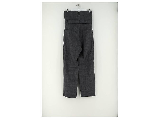 Loewe Calça larga de algodão cinza - vista 4