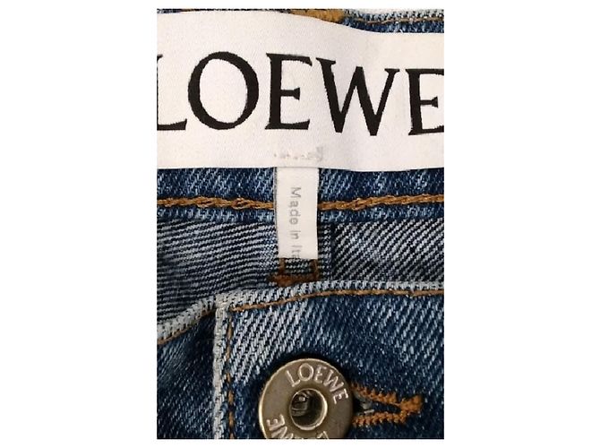 Loewe Blaue Baumwolljeans - Ansicht 5