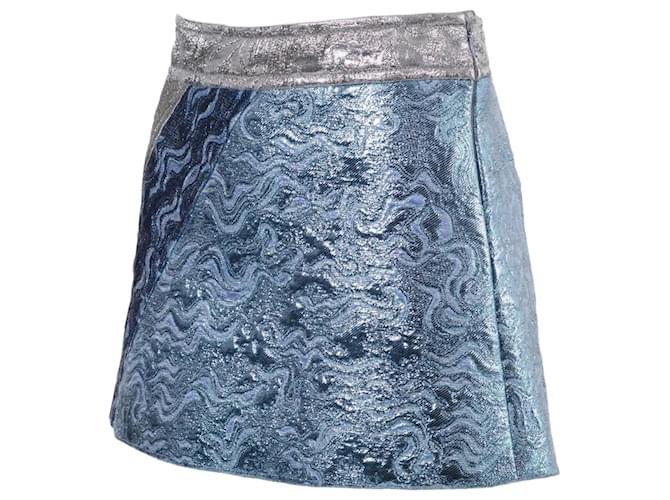 Falda Archive Miu Miu Azul - vista 2