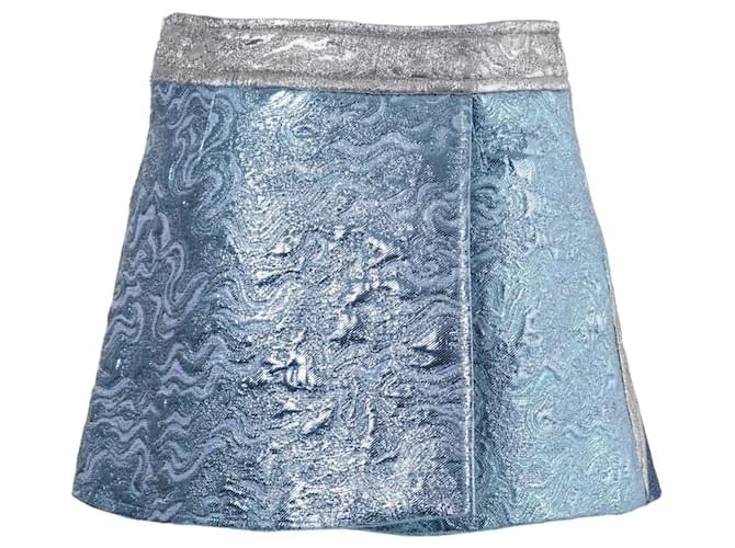 Falda Archive Miu Miu Azul - vista 3