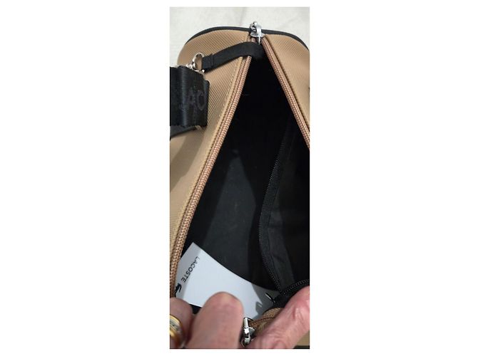 Borsa LACOSTE PELOCHON e il suo portafoglio Marrone chiaro - vista 4