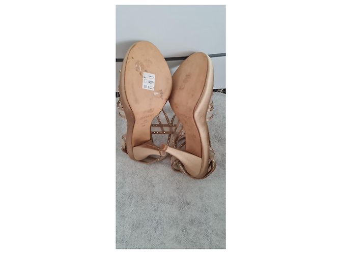 Rodo Sandalen aus Leder Gold Größe 36 Golden - Ansicht 6