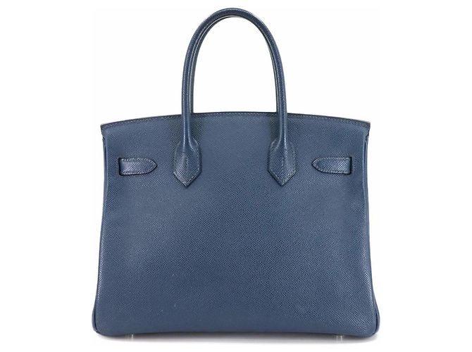 Hermès Birkin 30 Epsom Blue Handbag - view 3