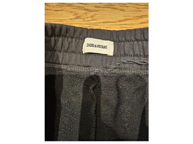 Zadig & Voltaire Steevy Pantalones de chándal negros de algodón - vista 6