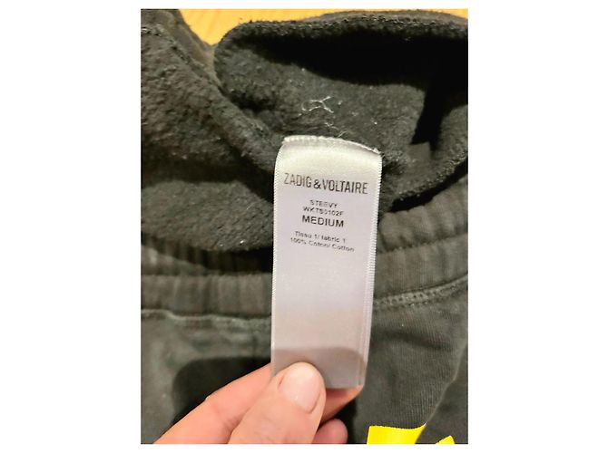 Zadig & Voltaire Steevy Pantalones de chándal negros de algodón - vista 7