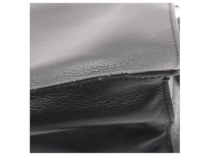 Bolso de Hombro Prada GLACE'CALF en Cuero Negro - vista 7