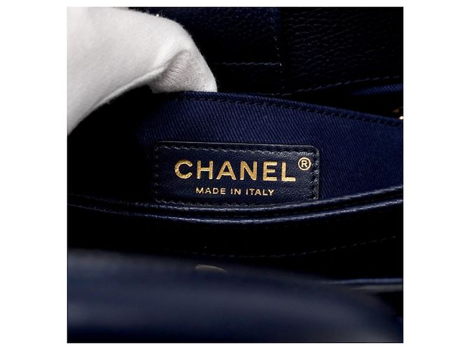 Borsa in pelle Neo Executive di Chanel Blu navy - vista 5