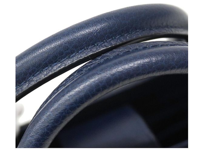 Borsa in pelle Neo Executive di Chanel Blu navy - vista 6