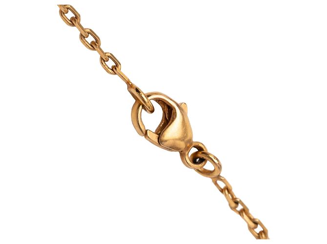 Collana Pendente O Kelly in Oro Placcato Swift Hermès D'oro - vista 4