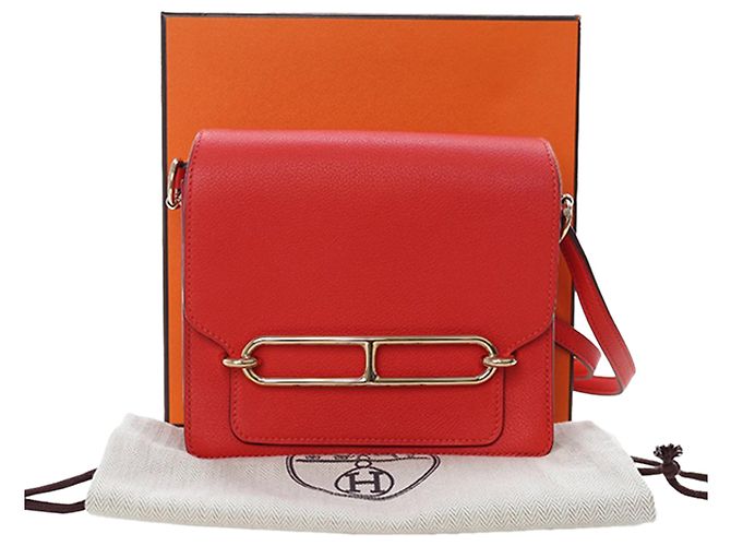 Mini Evercolor Sac Roulis 18 Rosso Hermès - vista 14