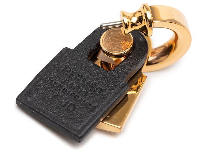 Orecchini Hermès O Kelly in oro placcato oro Swift - vista 3