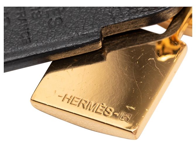 Orecchini Hermès O Kelly in oro placcato oro Swift - vista 4